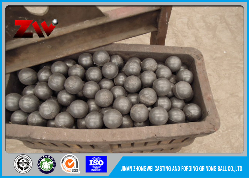58-64 huile de HRC éteignant les billes d'acier de meulage moulées de broyeur à boulets pour le mien