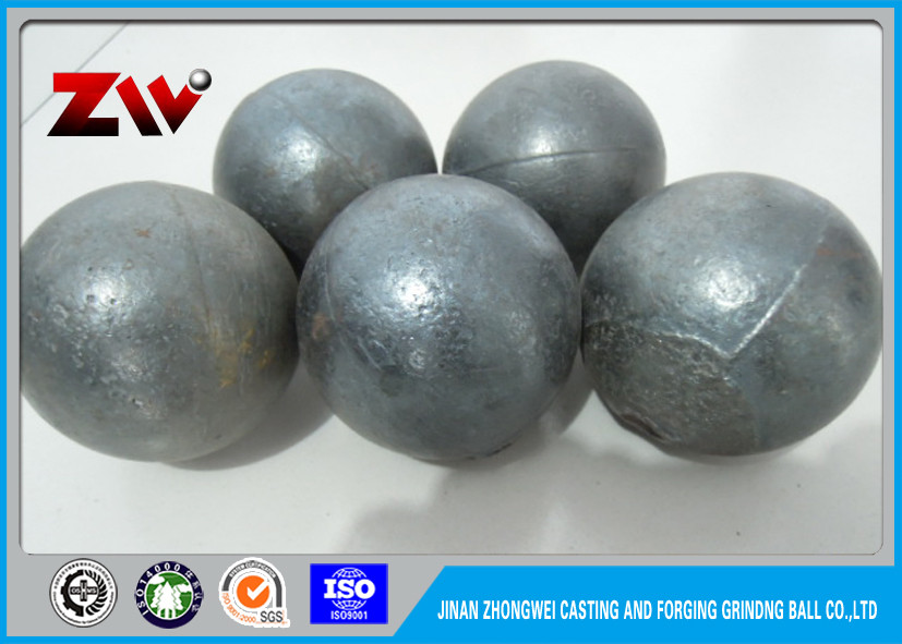 Boules de meulage moyennes d'acier de fonte de chrome de HRC 45-48 pour le Cr 5 de broyeur à boulets
