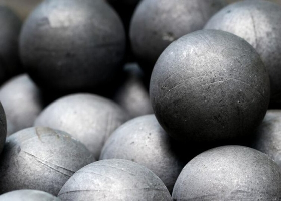 Médias de meulage en acier forgé à haute teneur en manganèse Boules de fer pour moulin à billes