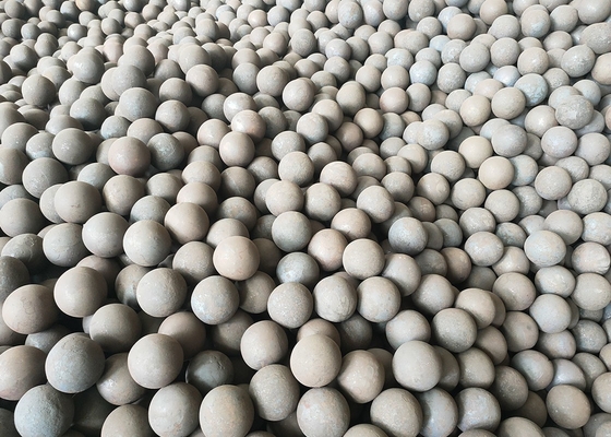 Médias de meulage en acier forgé à haute teneur en manganèse Boules de fer pour moulin à billes