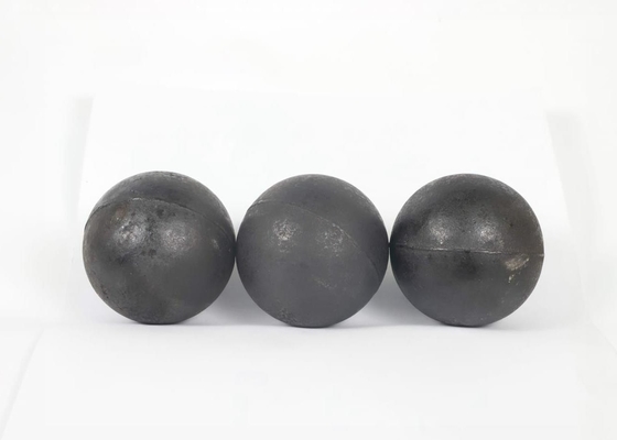 Média de meulage de billes en acier moulé en alliage de haute et basse chrome 40 mm 50 mm 60 mm billes de meulage en alliage de fer moulé en haute cr
