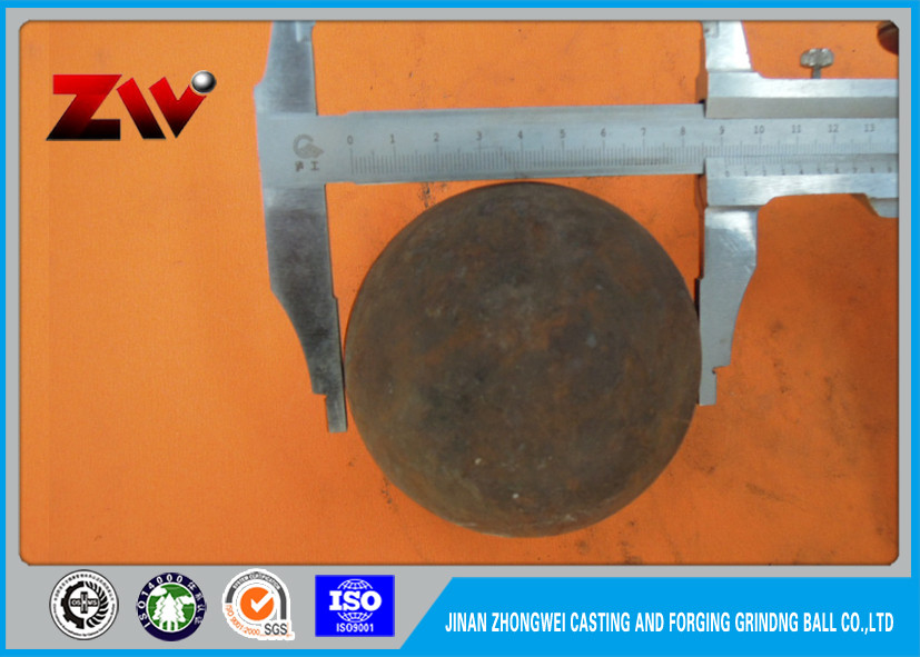 La dureté élevée de HRC 60-68 a forgé les boules de meulage d'acier pour le mien/broyeur à boulets