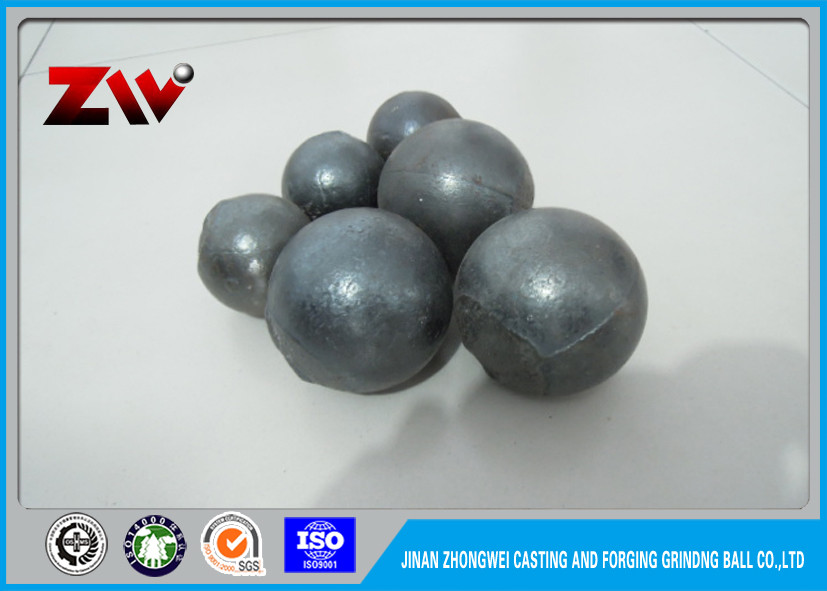 Le ciment de mine de cuivre de mine en métal a employé les boules de meulage de médias de haute fonte de chrome de 40MM