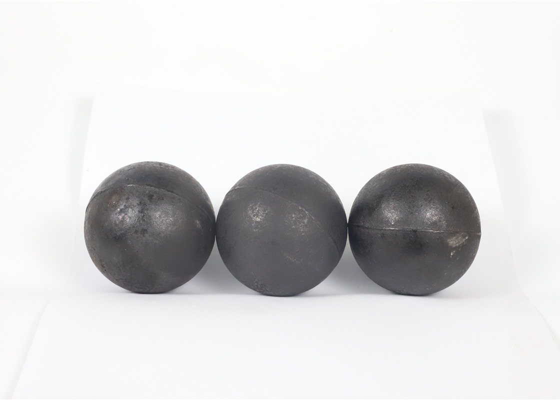 65 70 75 80 mm Médias de meulage en acier forgé à haute teneur en manganèse Boules de fer moulé pour moulin à billes