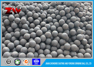 Ballons en acier coulé de qualité certifiée Utilisation industrielle Médias de meulage Ciment minier Faible taux de rupture